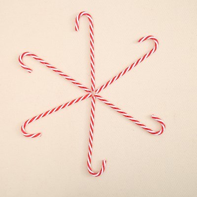 【拐杖糖造型】聖誕吊飾 - 六入裝樹掛飾 商品圖片 4