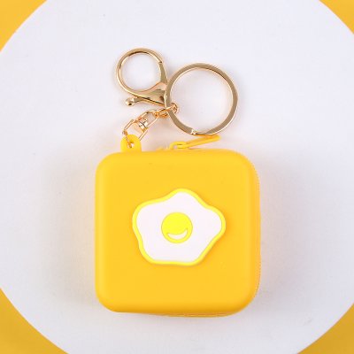 【矽膠零錢包】可愛圖案-創意少女鑰匙包吊飾 商品圖片 7