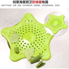 【海星造型】排水孔過濾網 - 毛髮殘渣防堵塞濾網 商品圖片 2