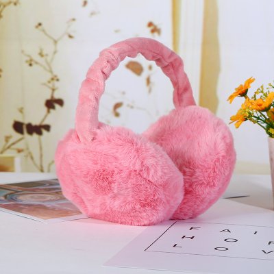 【漢堡摺疊】素色保暖耳罩 - 冬季毛絨禦寒 商品圖片 8