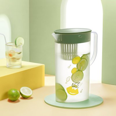 【多功能過濾壺】尖嘴冷水壺-質感泡茶檸檬水夏日壺 商品圖片 1