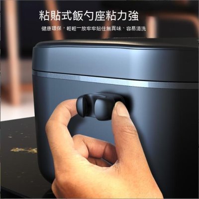 【無痕壁掛架】黏貼式飯勺掛架-矽膠廚房掛勾 商品圖片 2