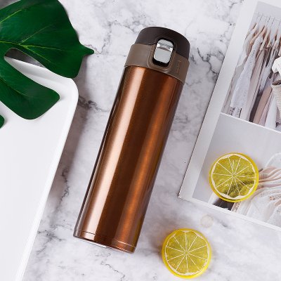【304不鏽鋼】彈跳保溫杯500ml-簡約時尚 商品圖片 6