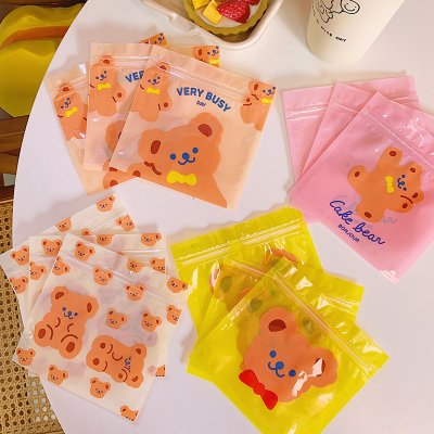 【可愛小熊圖案】夾鏈袋 - 糖果餅乾密封包裝袋 商品圖片 2