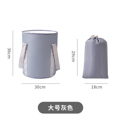 【旅行泡腳桶】折疊保溫-多功能便攜洗臉盆水桶 商品圖片 6