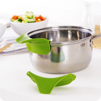 【鍋子輔助導流器】鍋具圓口邊緣導流 - 矽膠液體倒流嘴廚房工具 商品圖片 2