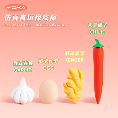 【食物造型】趣味無屑橡皮擦 - 學生必備文具用品 商品圖片 2