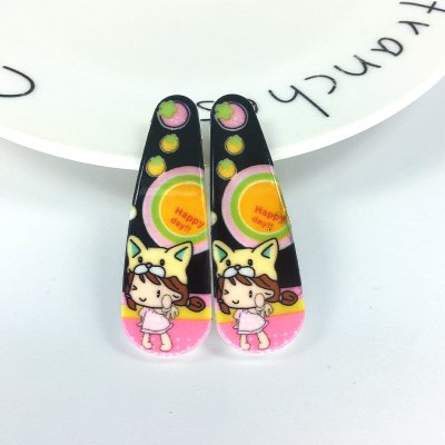 【卡通女孩】兒童BB夾 - 5cm髮夾批發 (1對) 商品圖片 3