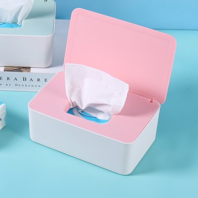 【雙色抽取式】面紙盒 - 多功能防塵收納盒
