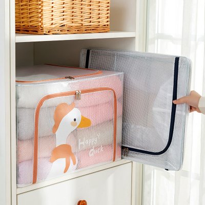 【鋼架收納箱】動物造型-大號摺疊搬家收納神器 商品圖片 3