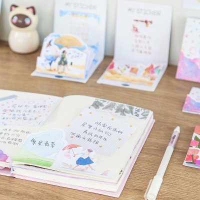 【花朵造型】分層組合式便利貼-創意文具收藏品 商品圖片 2
