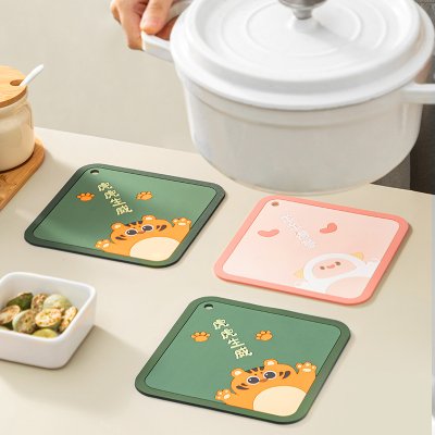 【可愛虎羊墊】矽膠隔熱墊-耐高溫防燙餐墊杯墊 商品圖片 2