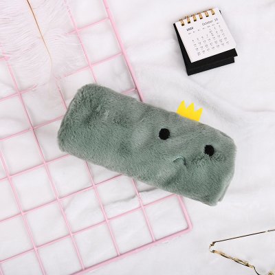 【恐龍毛絨筆袋】大容量-多功能文具化妝包 商品圖片 6