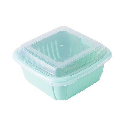 【雙層瀝水】保鮮籃-多功能洗菜盆 商品圖片 7