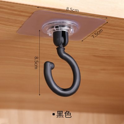 【旋轉無痕掛勾】免打孔吸頂式-浴室廚房收納 商品圖片 7