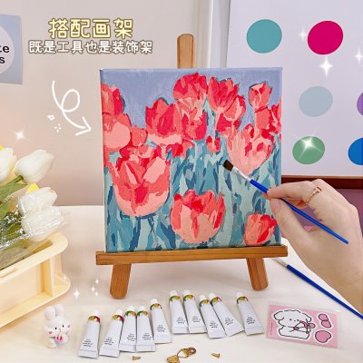 【DIY數字油畫】簡約手工-紓壓居家裝飾手繪畫 商品圖片 1