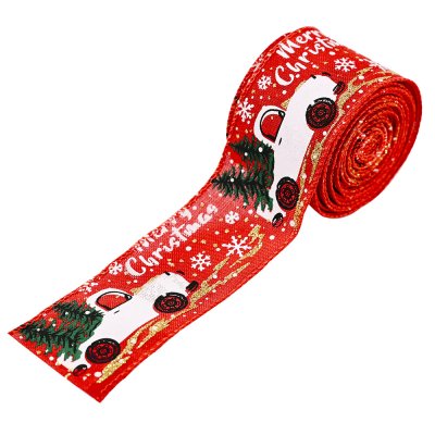 【聖誕印花緞帶】裝飾緞帶-禮物包裝多用途 商品圖片 6