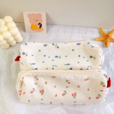 【小碎花棉質】筆袋 - 小清新文具收納袋 商品圖片 2