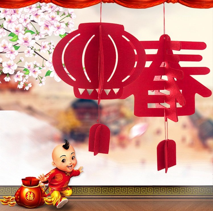 【立體福字】春節掛飾 - 新年家居門窗吊飾