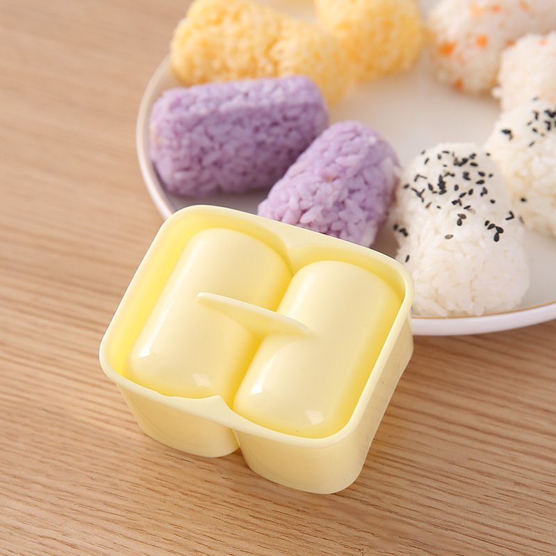 【DIY飯糰模】圓柱形壓模-創意雙格壽司工具