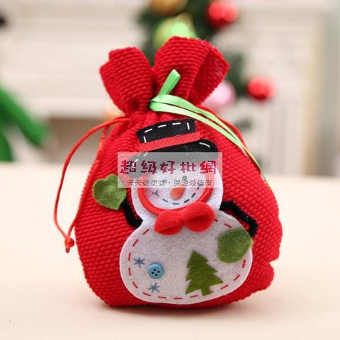 【立體雪人】聖誕糖果禮品袋 - 節慶送禮包裝