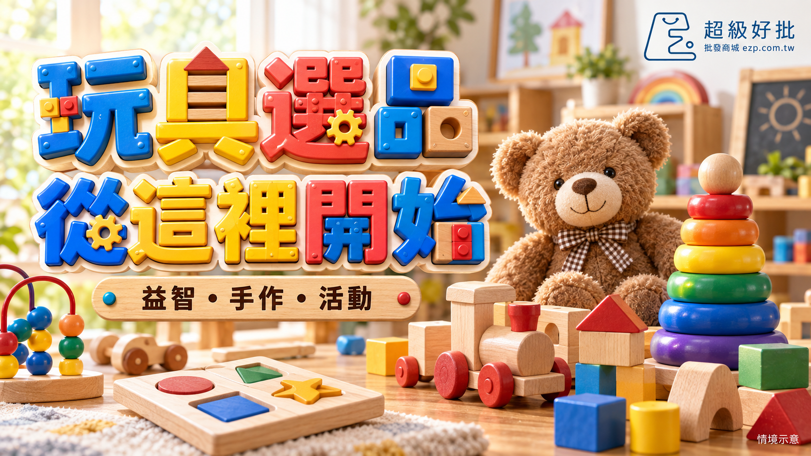 玩具選品，從這裡開始：益智・手作・活動