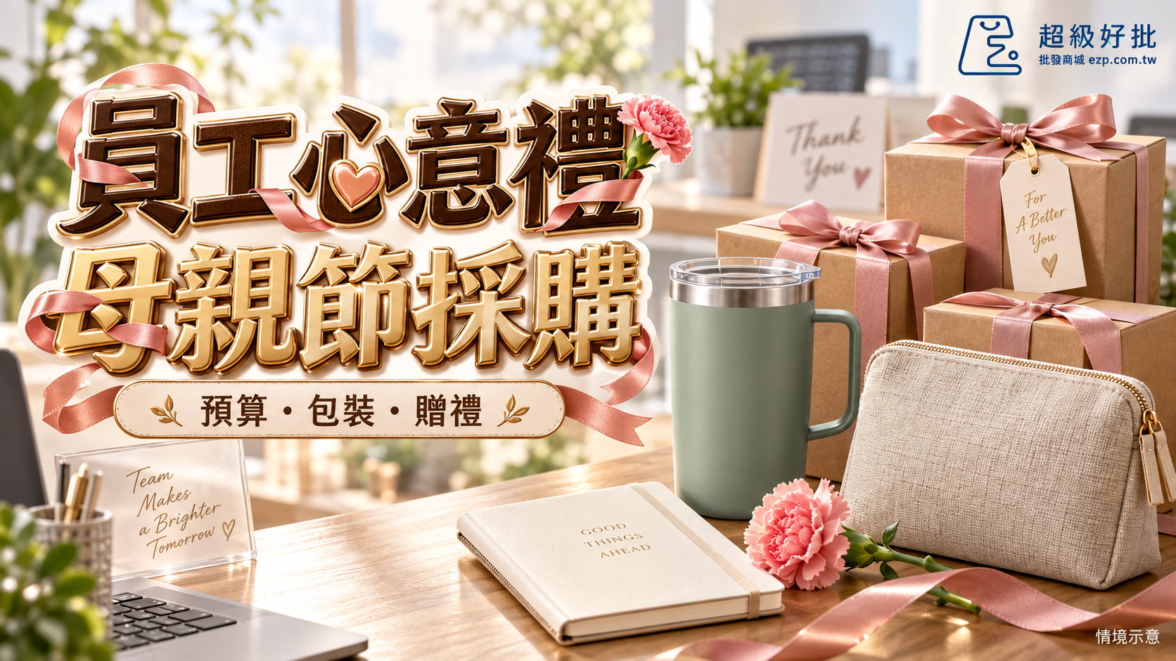 員工心意禮，母親節採購：預算・包裝・贈禮