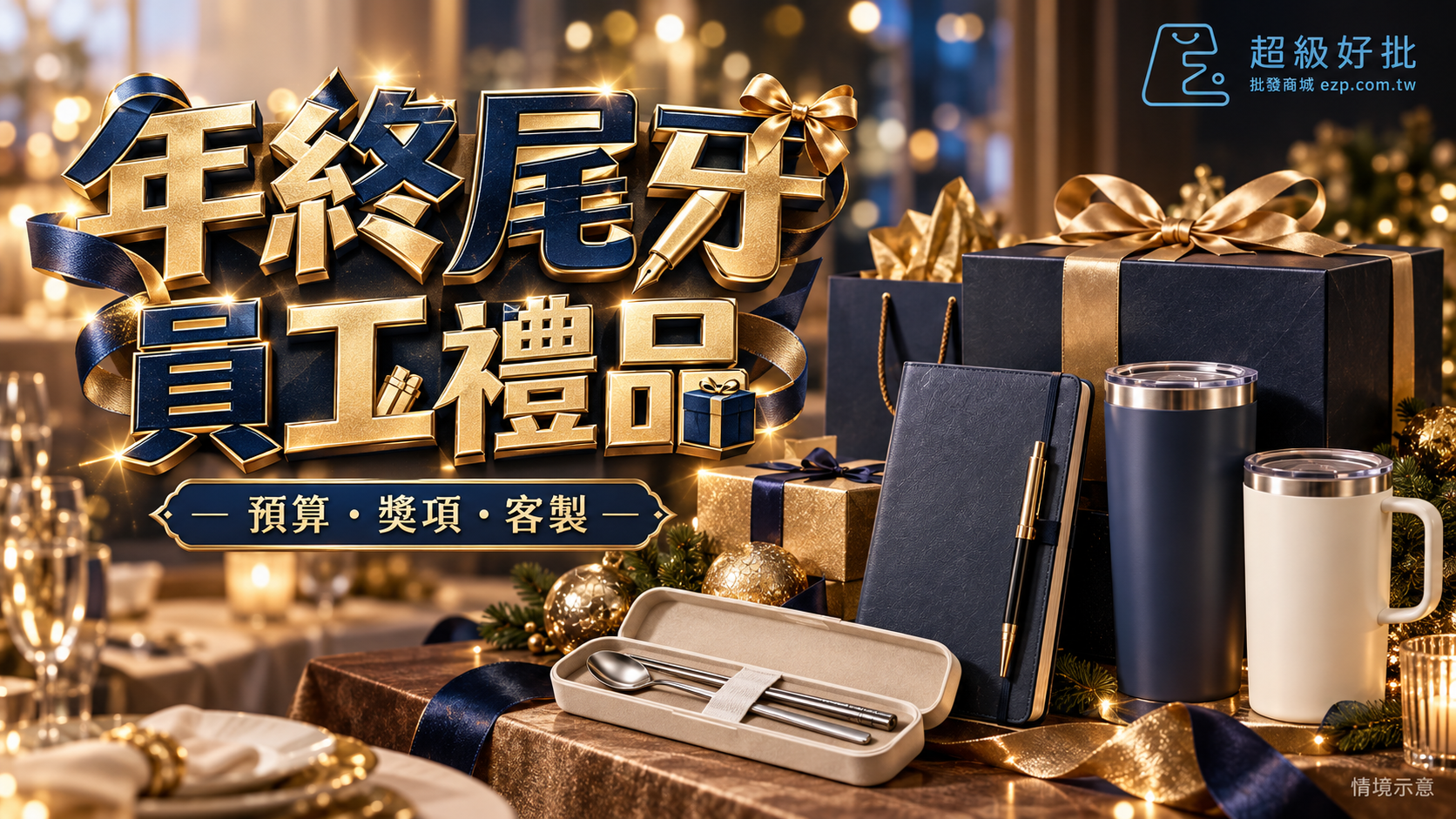 年終尾牙，員工禮品：預算・獎項・客製